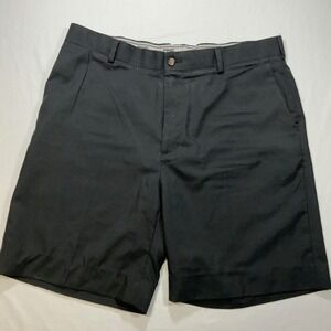 PING‎ Men's Black Golf Shorts Size 38 Pleated Front Golfing Activewear